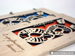 Изготовление открыток из дерева