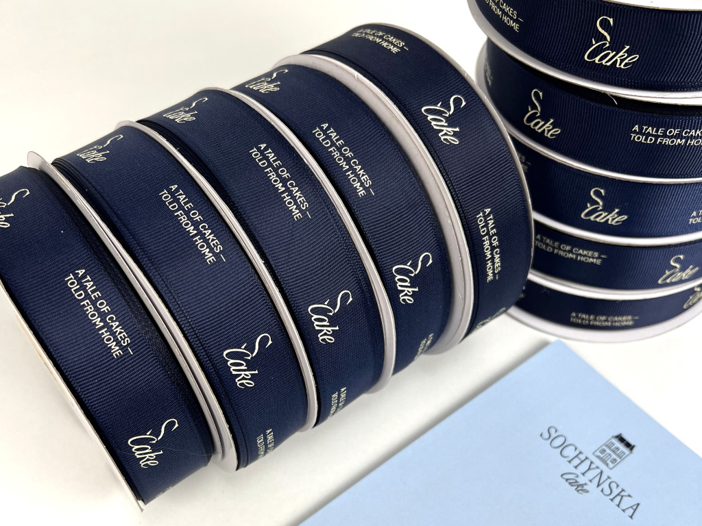 шовкотрафаретний друк на стрічці в Одесі, виробництво брендованих стрічок