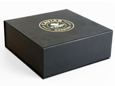 Подарочная коробка премиум класса из переплётного картона и дизайнерской бумаги
